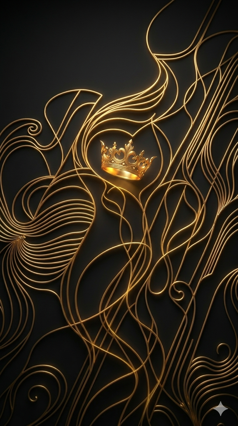 Minimal Black Gold Wallpaper